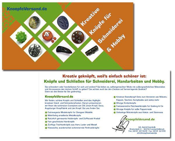 Flyer Knopfversand online
