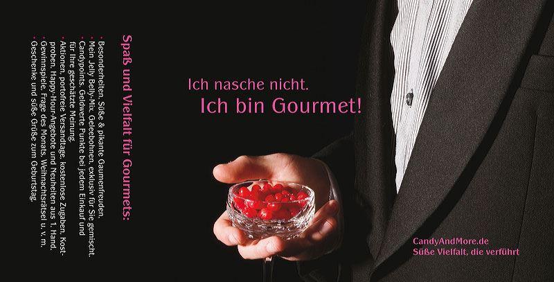 Werbung mit Augenzwinkern.