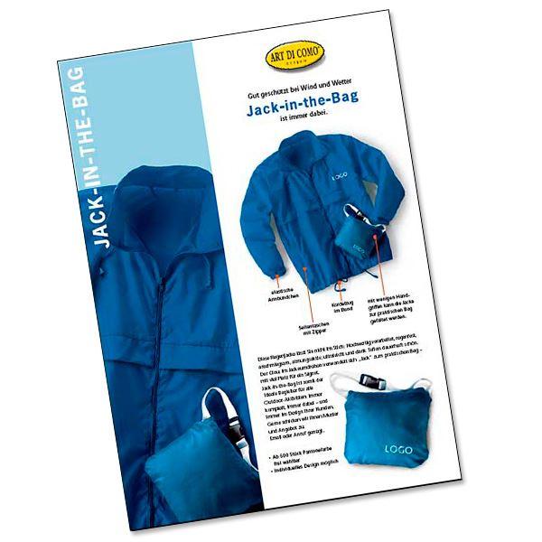 PR-Anzeige für den Großhandel, Textil
